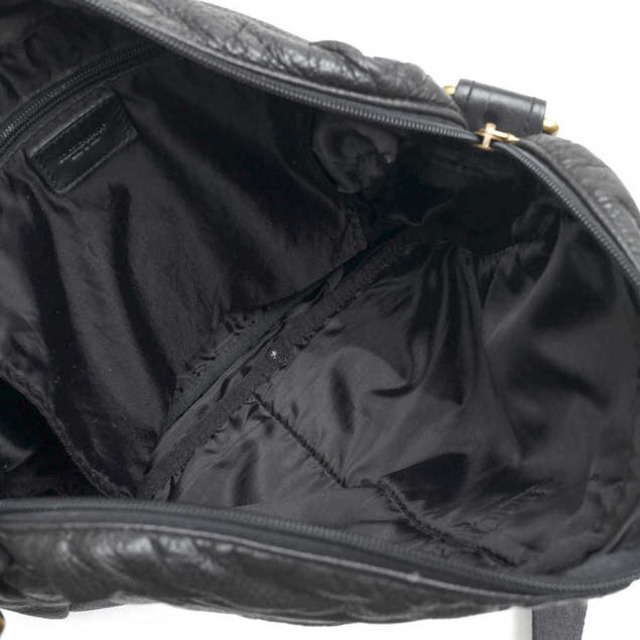 ドルガバ／DOLCE＆GABBANA バッグ ショルダーバッグ 鞄 メンズ 男性 男性用レザー 革 本革 ブラック 黒  シボ革 シュリンクレザー 6