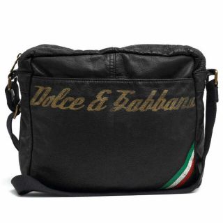 DOLCE&GABBANA ドルガバ　本革　レザー　ショルダーバッグ　斜めがけ