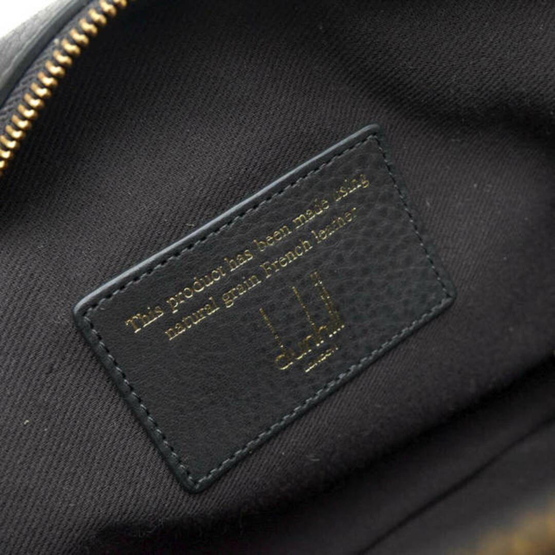 Dunhill(ダンヒル)のダンヒル／Dunhill バッグ ショルダーバッグ 鞄 メンズ 男性 男性用レザー 革 本革 ブラック 黒  L3K995A BLADON ブレイドン リポーターバッグ シボ革 シュリンクレザー メンズのバッグ(ショルダーバッグ)の商品写真