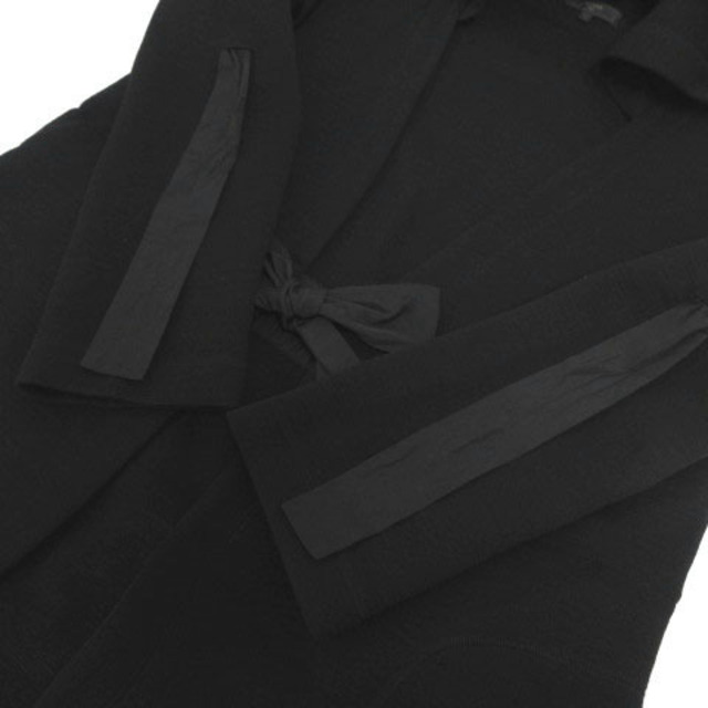 ARTISAN(アルティザン)のアルチザン コート フーディー 袖ロールアップリボン留め リボン 黒 11 レディースのジャケット/アウター(その他)の商品写真