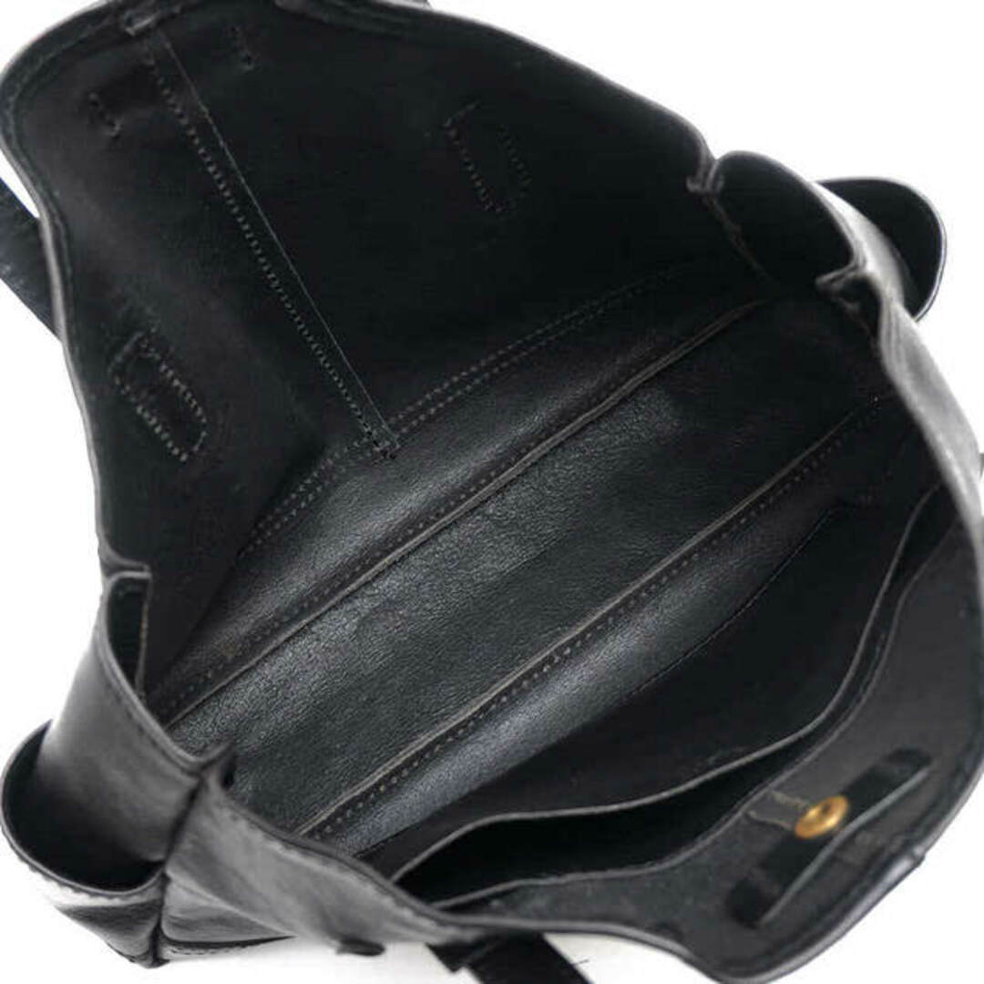 HERZ(ヘルツ)のヘルツ／HERZ バッグ トートバッグ 鞄 ハンドバッグ レディース 女性 女性用レザー 革 本革 ブラック 黒  T-32-Y 女性の普段使いトート ヨコ型 肩掛け ワンショルダーバッグ シボ革 シュリンクレザー レディースのバッグ(トートバッグ)の商品写真