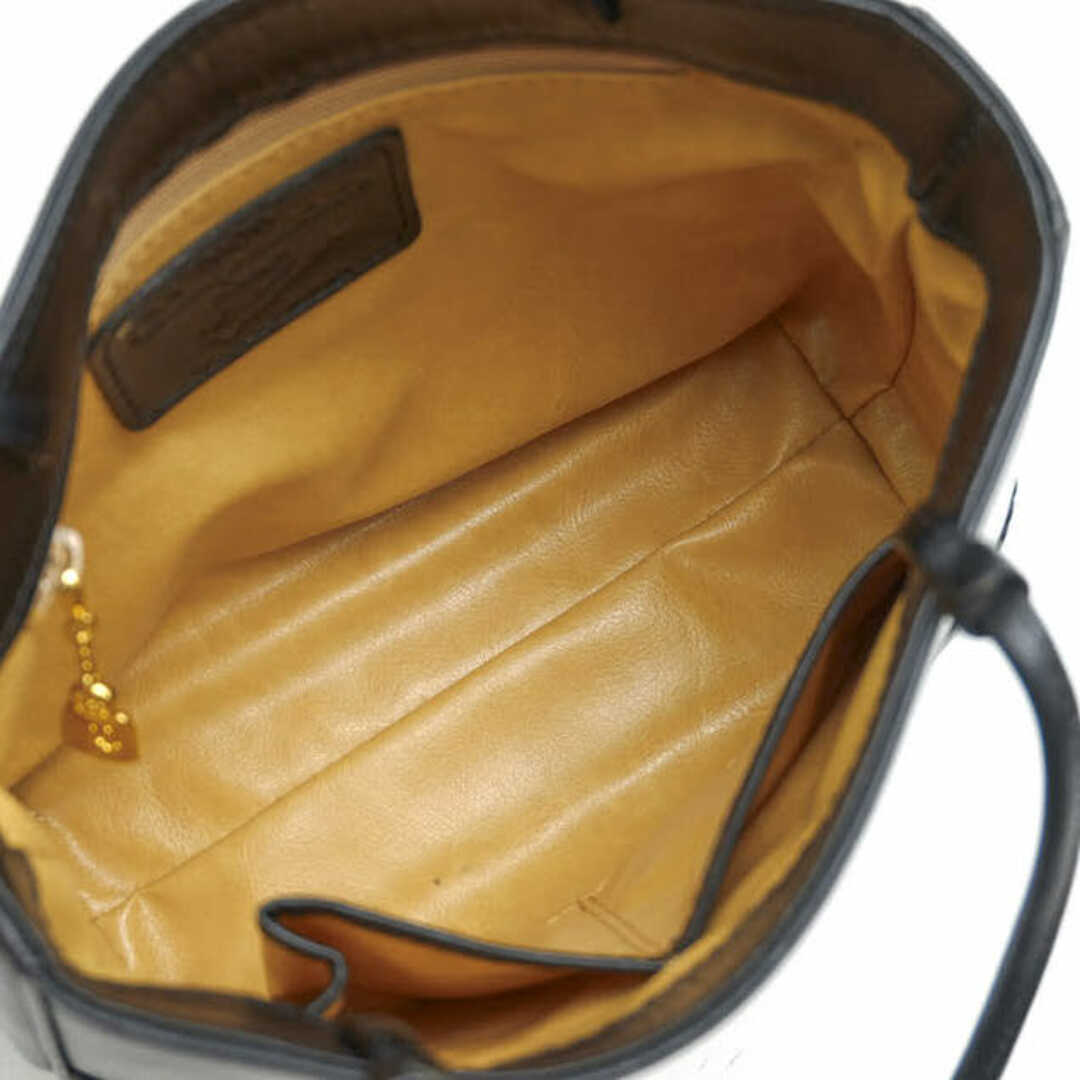Kitamura(キタムラ)のキタムラ／Kitamura バッグ ハンドバッグ 鞄 トートバッグ レディース 女性 女性用レザー 革 本革 ブラック 黒  ミッキーマウス柄 レディースのバッグ(ハンドバッグ)の商品写真