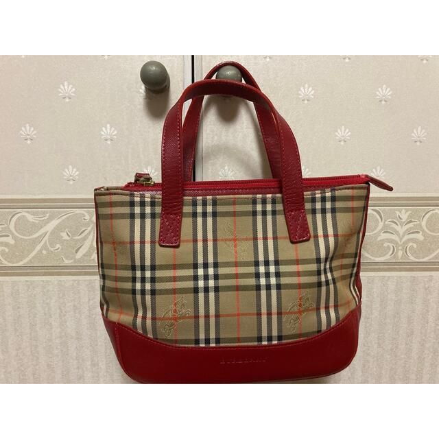 日本最級バッグBURBERRY バーバリー ミニ ハンドバッグ 赤 - www.prested.co.uk
