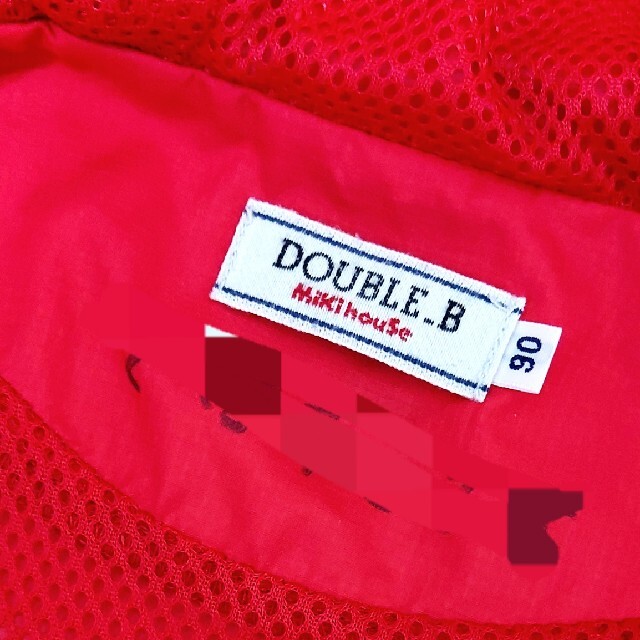 DOUBLE.B(ダブルビー)のDOUBLE.Bウインドブレーカー90センチ キッズ/ベビー/マタニティのキッズ服女の子用(90cm~)(ジャケット/上着)の商品写真