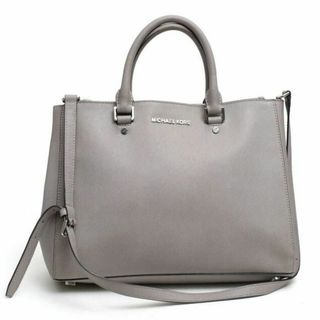 マイケルコース(Michael Kors)のマイケルコース／Michael Kors バッグ ハンドバッグ 鞄 トートバッグ レディース 女性 女性用PVCレザー グレー 灰色  Medium Sutton Satchel Tote ミディアム M MD サットン サッチェル 2WAY ショルダーバッグ(ハンドバッグ)