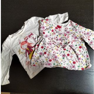 ベビーギャップ(babyGAP)の90センチ☆子供服☆長袖Tシャツ☆2枚(Tシャツ/カットソー)