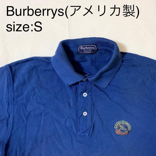 BURBERRY(バーバリー)のBurberrysビンテージコットンカノコポロシャツ(アメリカ製) メンズのトップス(ポロシャツ)の商品写真