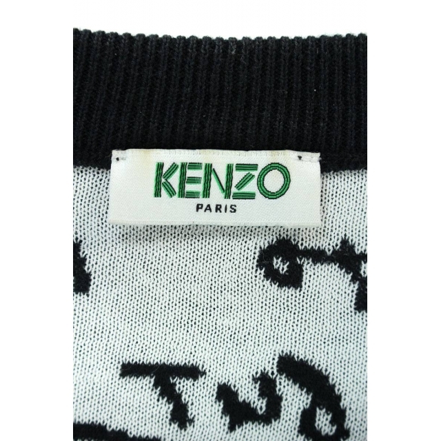 KENZO(ケンゾー)のケンゾー 英字コットンニット メンズ M メンズのトップス(ニット/セーター)の商品写真