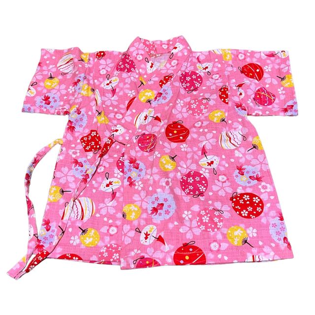 甚平 90cm キッズ/ベビー/マタニティのキッズ服女の子用(90cm~)(甚平/浴衣)の商品写真