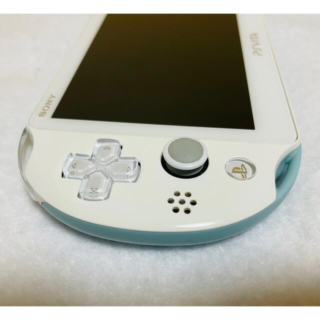 新作 Ps vita ライトブルー/ホワイト PCH-2000 本体 携帯用ゲーム本体
