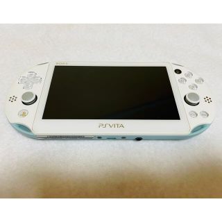 プレイステーションヴィータ(PlayStation Vita)のPSVita PCH-2000 ZA14 本体 ライトブルーホワイト 動作確認済(家庭用ゲーム機本体)