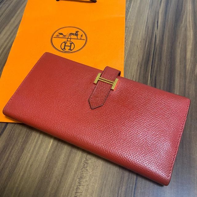 ⭐️正規品⭐️HERMES エルメス 財布 ベアン クラシック ゴールド金具
