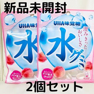 UHA味覚糖 - 新品未開封 UHA味覚糖 水グミ ピーチ 2個セット
