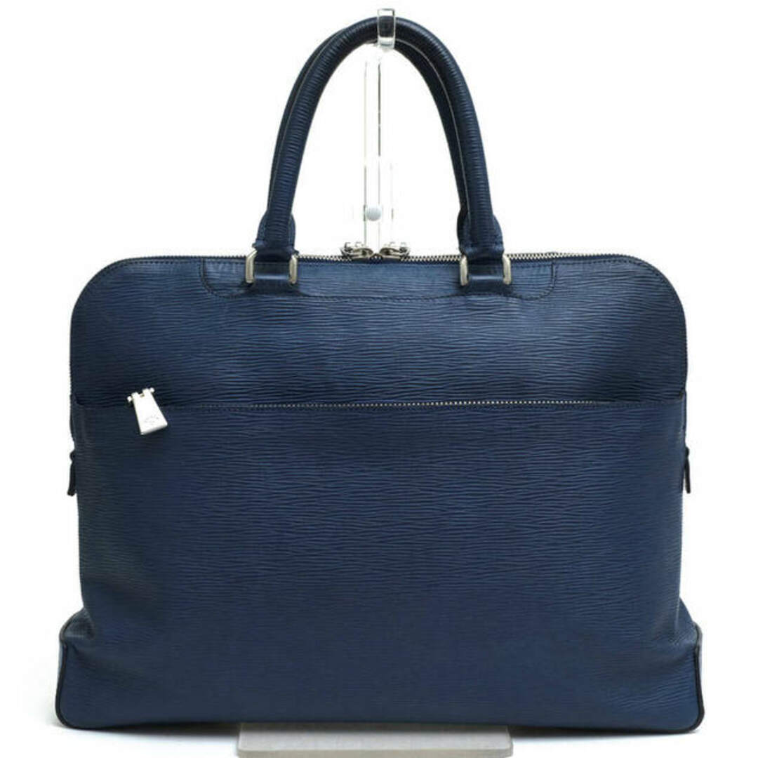 aniary(アニアリ)のアニアリ／aniary バッグ ブリーフケース ビジネスバッグ 鞄 ビジネス メンズ 男性 男性用レザー 革 本革 ブルー 青  16-01000 迷彩・カモフラージュ柄 メンズのバッグ(ビジネスバッグ)の商品写真