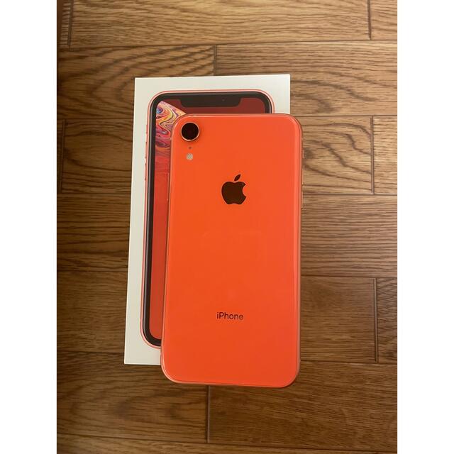 華麗 Apple -  【美品】iPhone XR 64GB コーラル SIMフリー スマートフォン本体