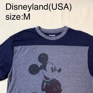 ディズニー(Disney)のDisneyland(USA)ビンテージアスレチックTシャツ(Tシャツ/カットソー(半袖/袖なし))