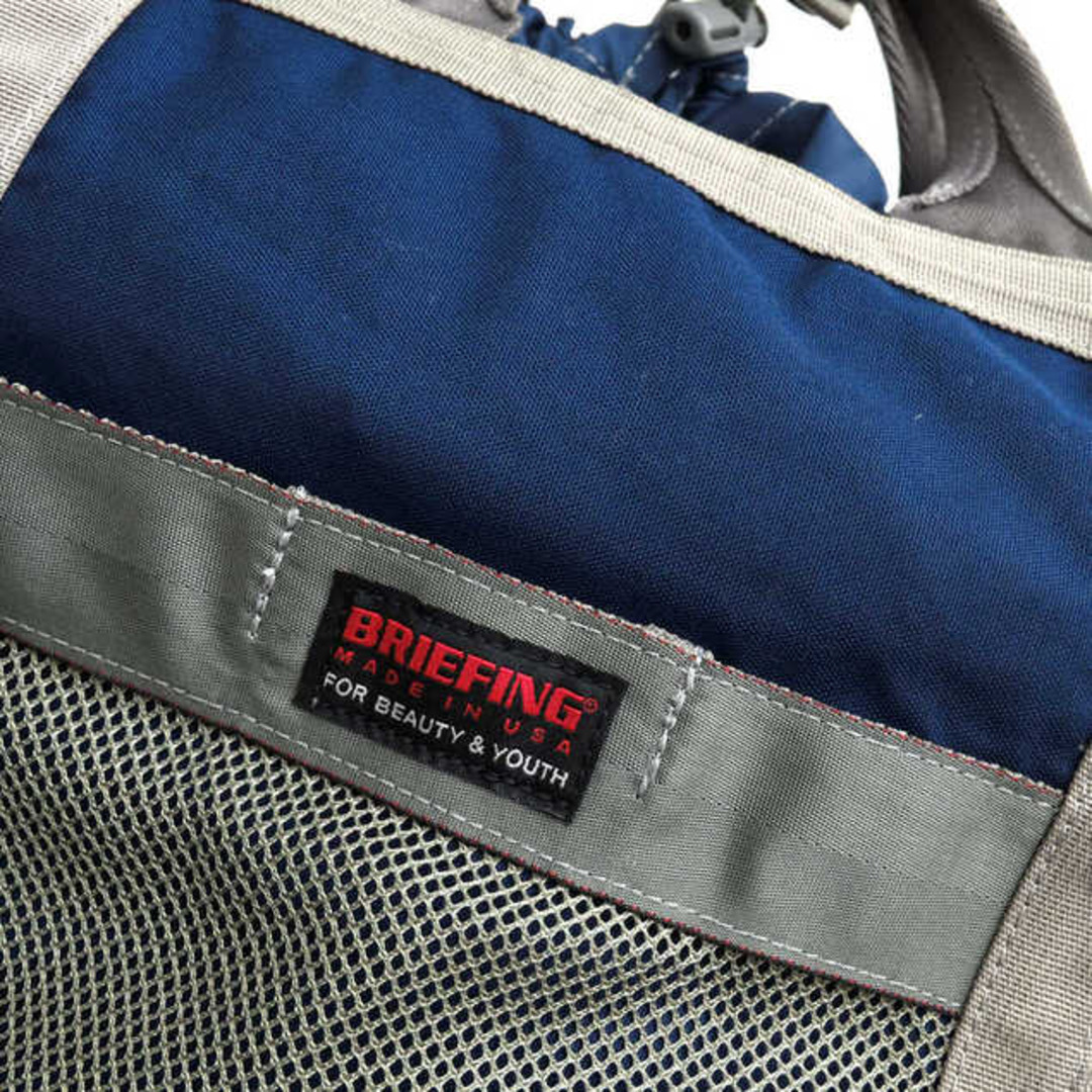 BRIEFING(ブリーフィング)のブリーフィング／BRIEFING リュック バッグ バックパック メンズ 男性 男性用ナイロン ブルー 青  MESH MARKET SAC マーケットサック 2WAY トートバッグ メンズのバッグ(バッグパック/リュック)の商品写真