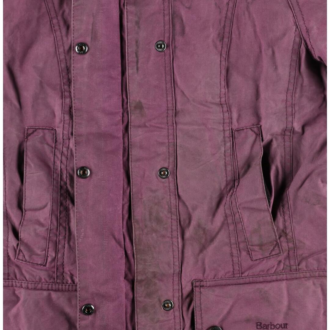 古着 バブアー Barbour BEDALE ビデイル ワックスコットン オイルド ジャケット 英国製 レディースS /eaa222756