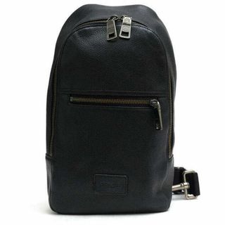 コーチ(COACH)のコーチ／COACH バッグ ショルダーバッグ 鞄 メンズ 男性 男性用レザー 革 本革 ブラック 黒  71709 Campus Pack キャンパス パック ボディバッグ シボ革 シュリンクレザー(ボディーバッグ)