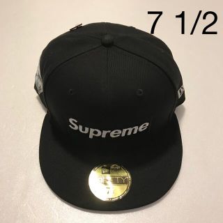 シュプリーム(Supreme)のシュプリーム　Money Box Logo New Era  ブラック(キャップ)