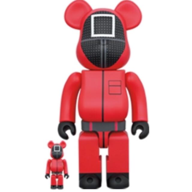 Bearbrick SQUID GAME GUARD “□”