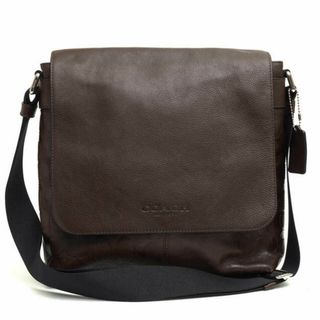 コーチ／COACH バッグ ショルダーバッグ 鞄 メンズ 男性 男性用レザー 革 本革 ダークブラウン 茶 ブラウン  F72110 サリバン スモールメッセンジャー シグネチャー柄 メッセンジャーバッグ