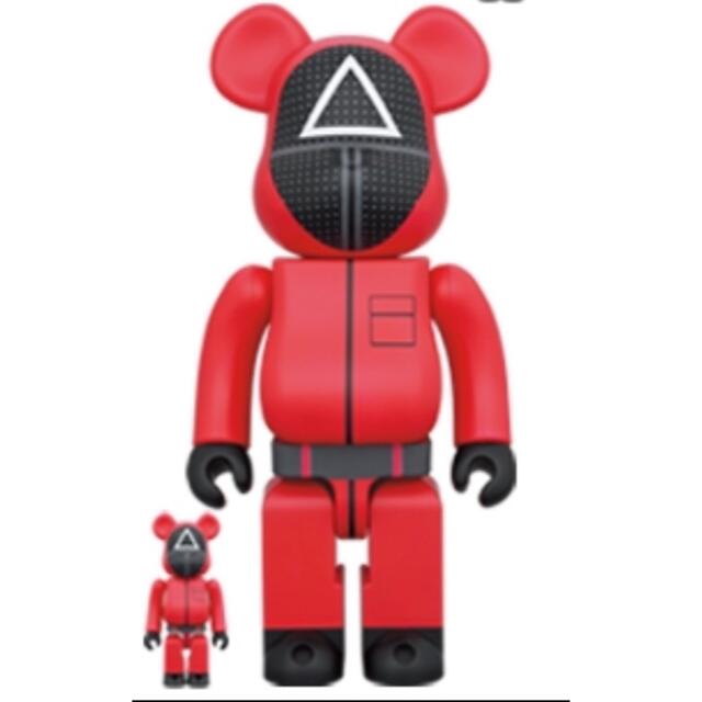Bearbrick SQUID GAME GUARD “△-