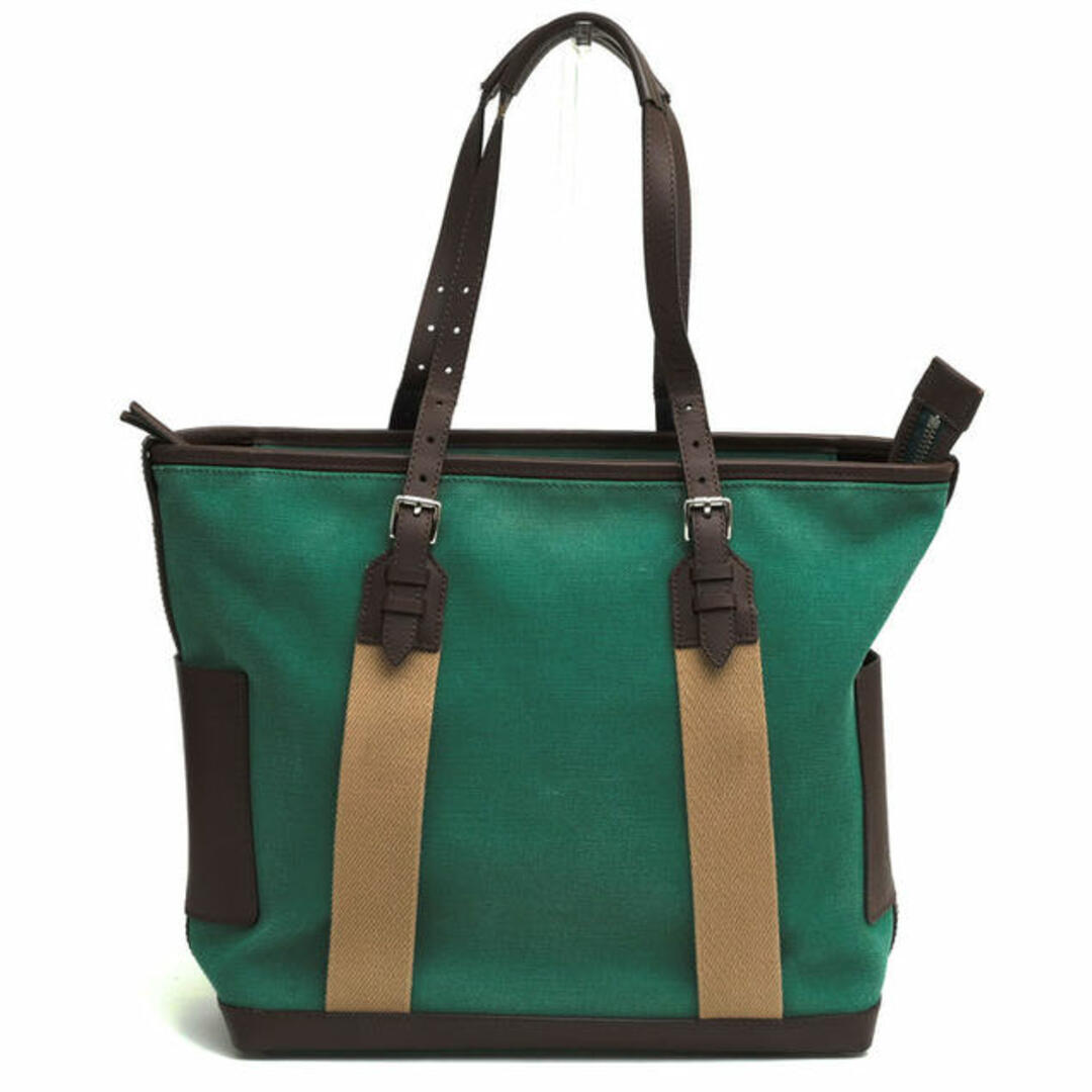 コーチ/COACH バッグ トートバッグ 鞄 ハンドバッグ メンズ 男性 男性用コットン 綿 キャンバス レザー 革 グリーン 緑 70896 Bleeker City Canvas Tote ブリーカー シティー キャンバス シティー トート 肩掛け ワンショルダーバッグ