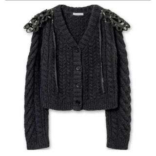 CECILIE BAHNSEN - セシリーバンセン Cable Knit襟付き