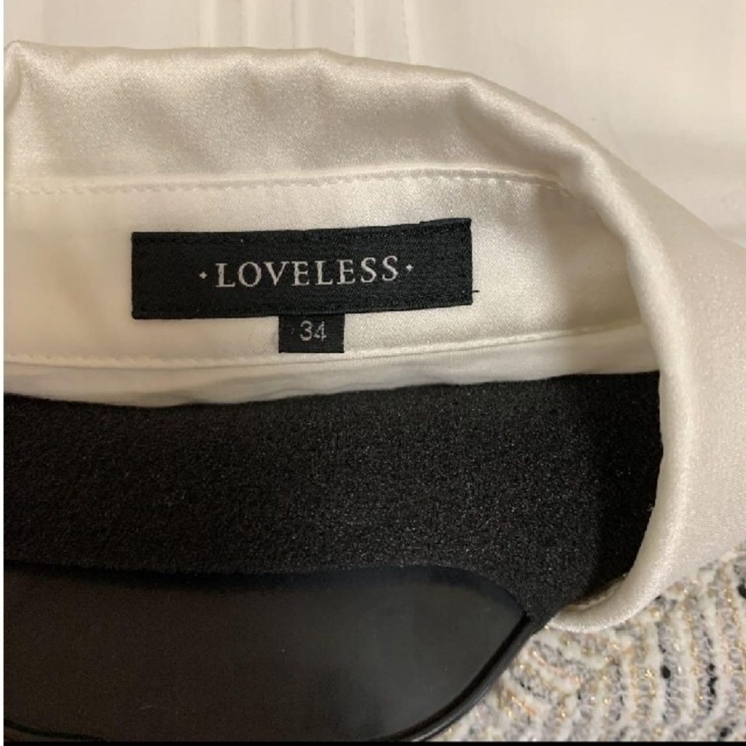 LOVELESS(ラブレス)のLOVELESS ワンピース オープンショルダー レディースのワンピース(ミニワンピース)の商品写真