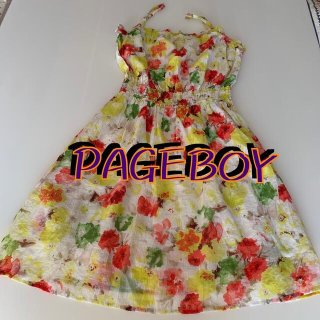 PAGEBOY(ページボーイ)のPAGEBOY レディース、ワンピース、Ｍサイズ、花柄 レディースのワンピース(ひざ丈ワンピース)の商品写真