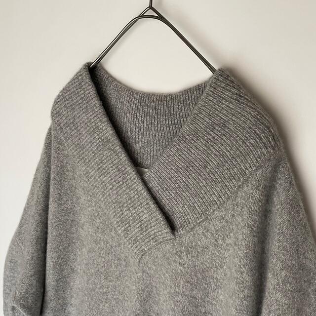 美品 ADAWAS アダワス CASHMERE BLENDED ワンピース