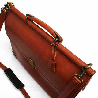インディード／INDEED バッグ ブリーフケース ビジネスバッグ 鞄 ビジネス メンズ 男性 男性用レザー 革 本革 ブラウン 茶  371111 フラップ式