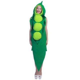 【新品・未使用】 コスプレ 枝豆 さやえんどう グリーンピース 大人用 野菜(衣装一式)