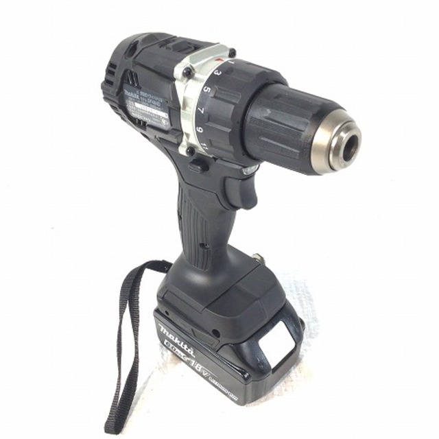 ☆未使用☆ makita マキタ 18V 充電式ドライバドリル DF484DRGXB 黒/ブラック バッテリー2個(18V 6.0Ah) 充電器 ケース付き 60017