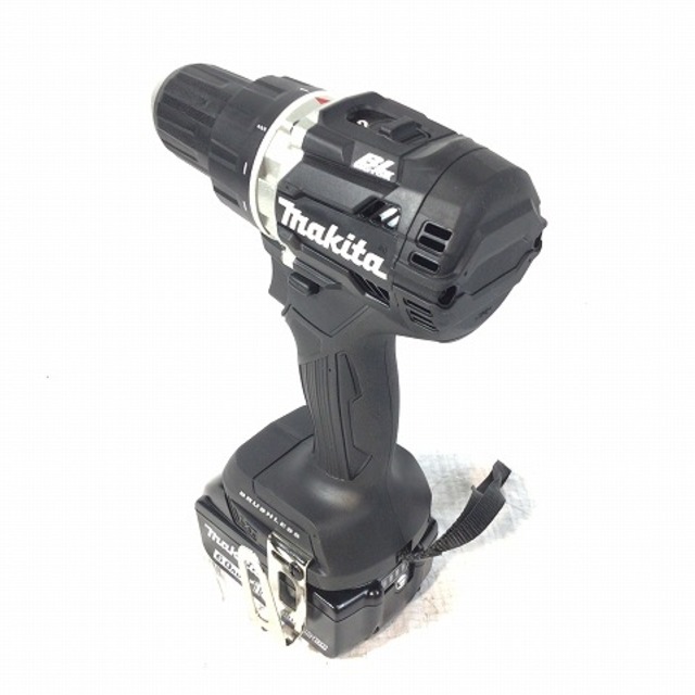 ☆未使用☆ makita マキタ 18V 充電式ドライバドリル DF484DRGXB 黒/ブラック バッテリー2個(18V 6.0Ah) 充電器 ケース付き 60017