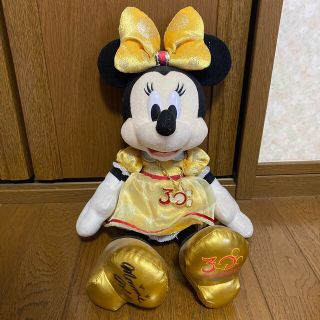 ディズニー(Disney)のミニー　ぬいぐるみ　30周年　金コス　ディズニー(ぬいぐるみ)