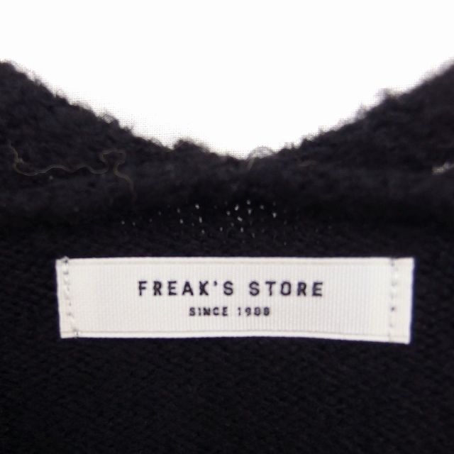 FREAK'S STORE(フリークスストア)のフリークスストア FREAKS STORE Vネック ニット セーター 長袖 黒 レディースのトップス(ニット/セーター)の商品写真