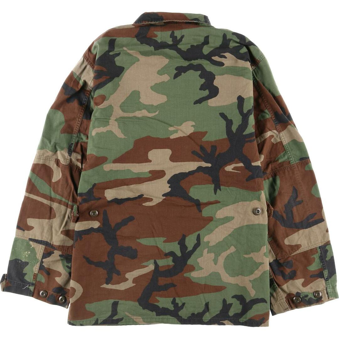 85年納品 米軍実品 ウッドランドカモ 迷彩 B.D.U ミリタリージャケット USA製 MEDIUM-LONG メンズL ヴィンテージ /eaa202458 1