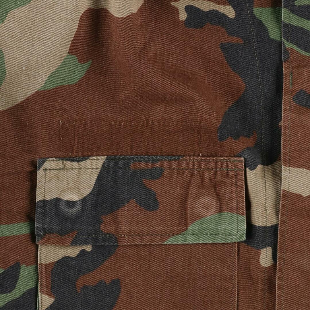 85年納品 米軍実品 ウッドランドカモ 迷彩 B.D.U ミリタリージャケット USA製 MEDIUM-LONG メンズL ヴィンテージ /eaa202458 3