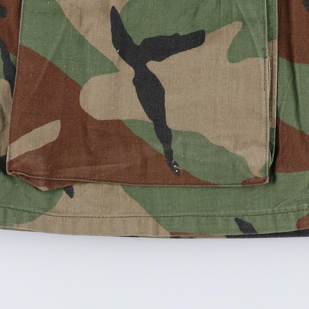 85年納品 米軍実品 ウッドランドカモ 迷彩 B.D.U ミリタリージャケット USA製 MEDIUM-LONG メンズL ヴィンテージ /eaa202458 7