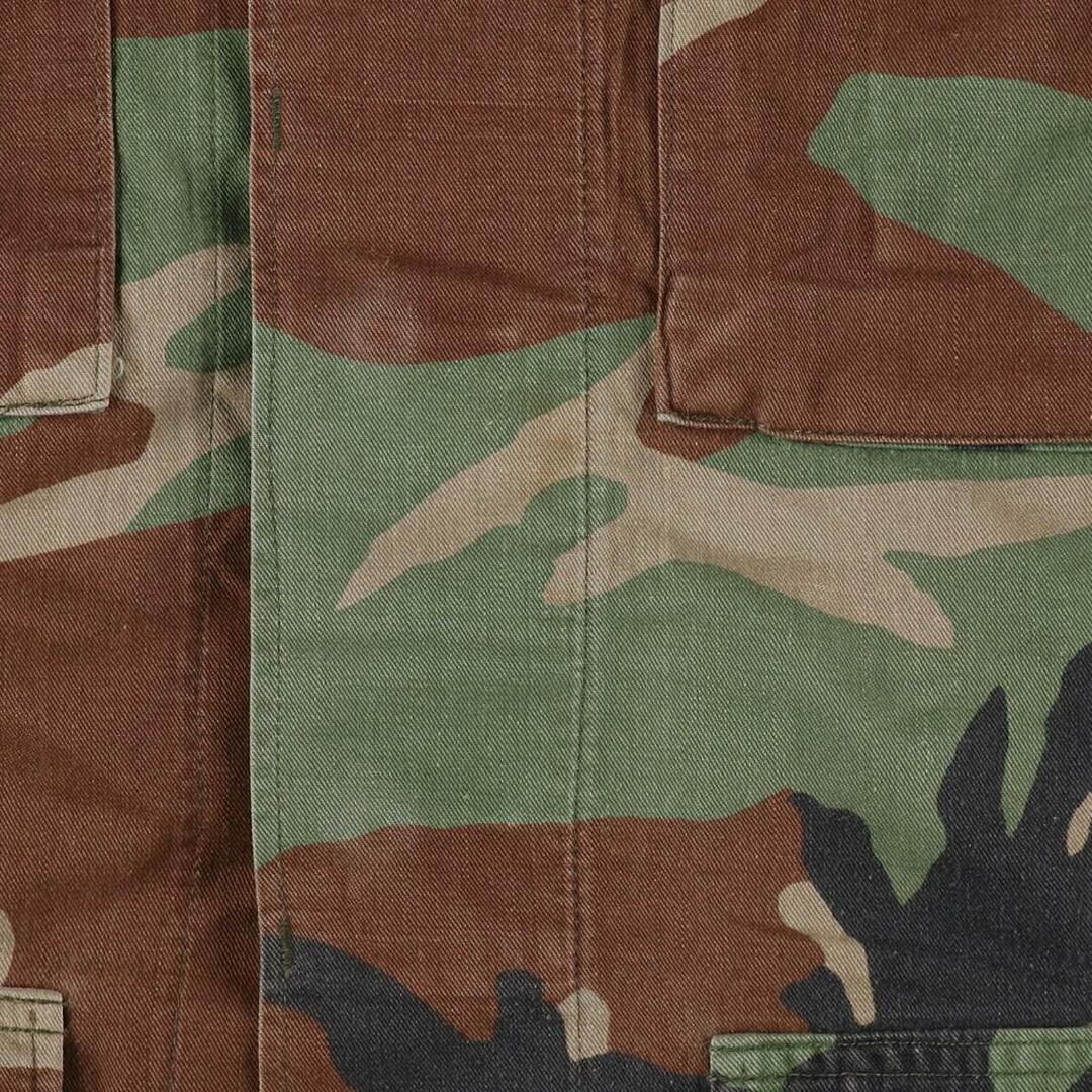 85年納品 米軍実品 ウッドランドカモ 迷彩 B.D.U ミリタリージャケット USA製 MEDIUM-LONG メンズL ヴィンテージ /eaa202458 8