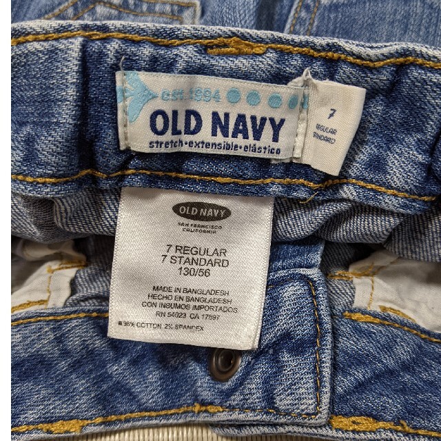 Old Navy(オールドネイビー)の【まめやん様専用】オールドネイビー　デニムスカート　130センチ キッズ/ベビー/マタニティのキッズ服女の子用(90cm~)(スカート)の商品写真