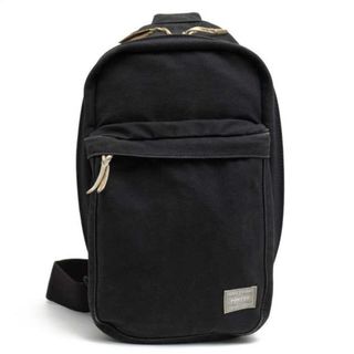 ポーター(PORTER)のポーター 吉田カバン／PORTER バッグ ショルダーバッグ 鞄 メンズ 男性 男性用コットン 綿 キャンバス ブラック 黒  727-04000 BEAT SLING SHOULDER BAG ビート ボディバッグ ウォッシュ加工(ボディーバッグ)