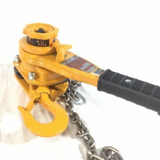 ☆品☆KITO キトー レバーブロック L5形 LB008 荷重0.8ton/0.8トン 揚程1.5m レバーホイスト 荷揚げ 吊り具 62942