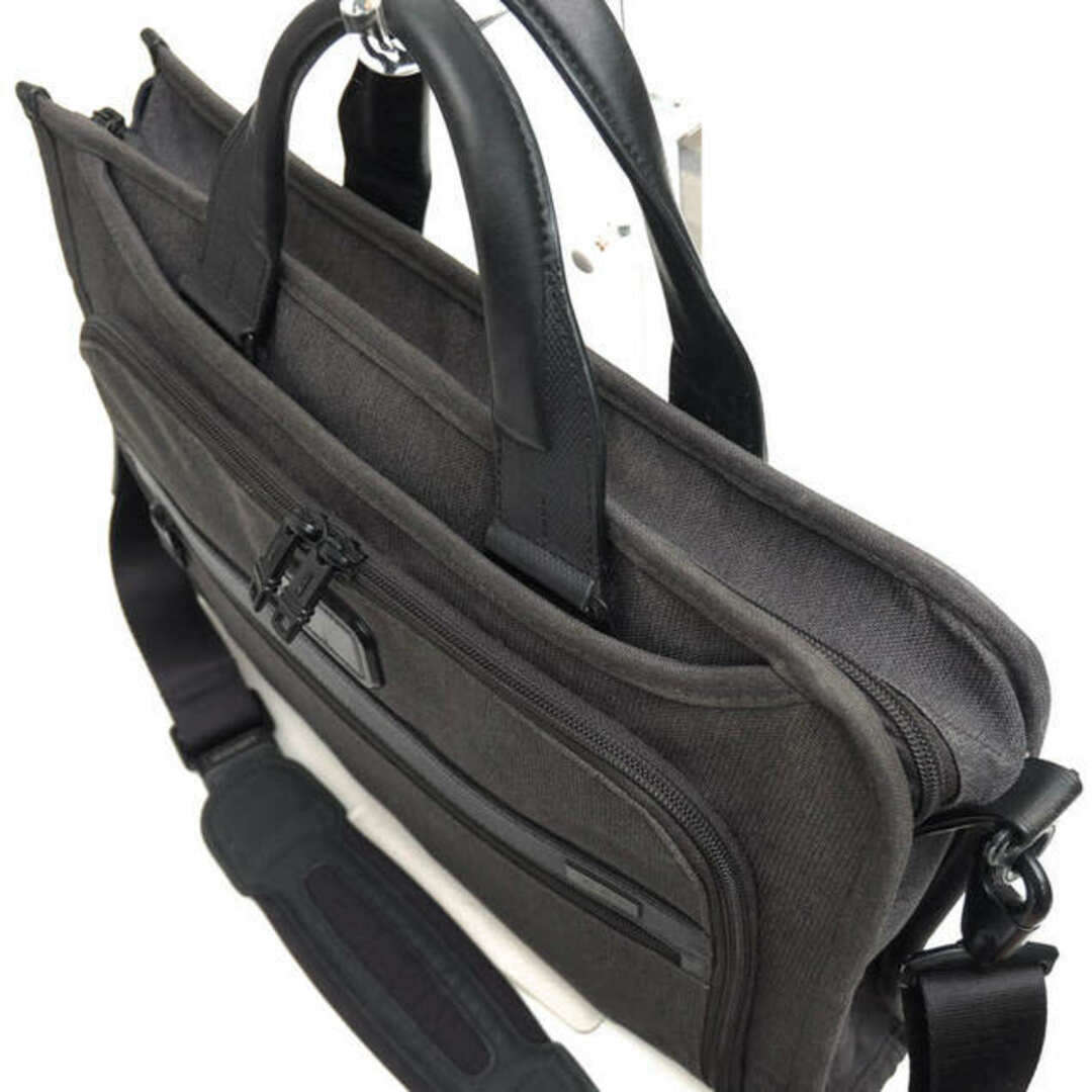 トゥミ/TUMI バッグ ブリーフケース ビジネスバッグ 鞄 ビジネス メンズ 男性 男性用ナイロン レザー 革 本革 グレー 灰色 26110AT2 Slim Deluxe Portfolio スリム デラックス ポートフォリオ 2WAY ショルダーバッグ