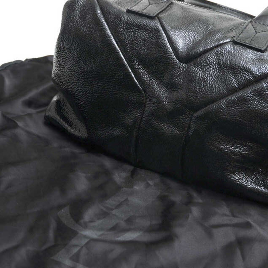 Saint Laurent(サンローラン)のサンローラン／YVES SAINT LAURENT バッグ ハンドバッグ 鞄 トートバッグ レディース 女性 女性用レザー 革 本革 ブラック 黒  EASY イージー ミニボストン 定番 レディースのバッグ(ハンドバッグ)の商品写真