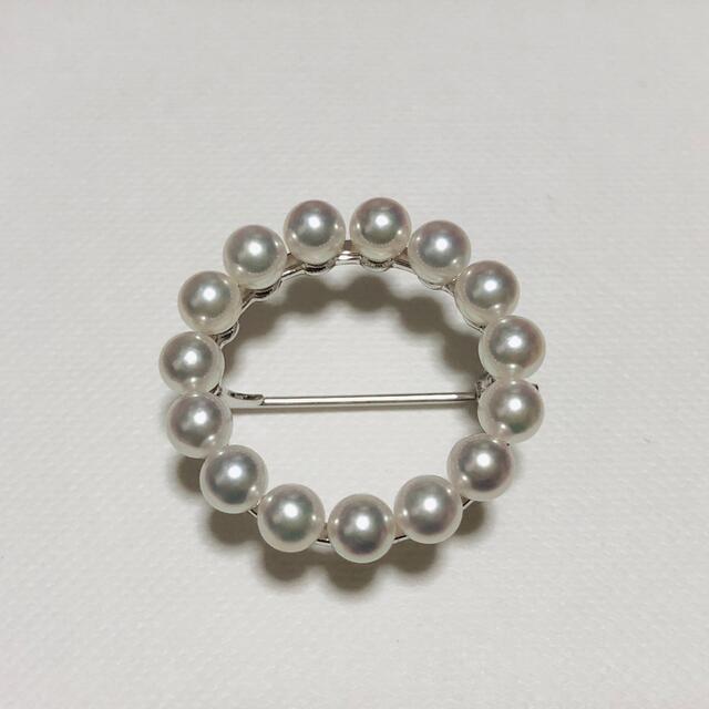 ミキモト MIKIMOTO ベビーパール サークル ブローチ SIL ミキモト MIKIMOTO ベビーパール サークル ブローチ SIL
