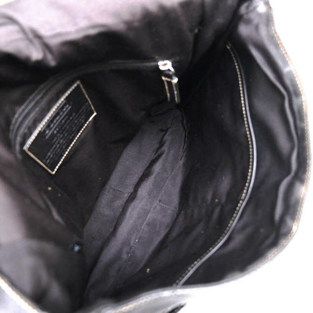コーチ／COACH バッグ ショルダーバッグ 鞄 メンズ 男性 男性用レザー 革 本革 ブラック 黒  F70105 トランスアトランティック レザー マップ バッグ X フラップ式 メッセンジャーバッグ 7