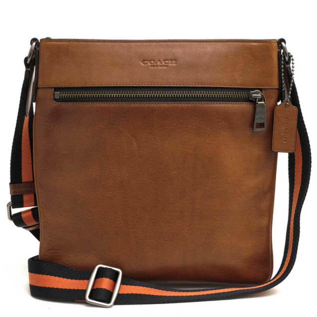 コーチ／COACH バッグ ショルダーバッグ 鞄 メンズ 男性 男性用レザー 革 本革 ブラウン 茶  72107 OWERY CROSSBODY IN LEATHER バワリー クロスボディー クロスボディ